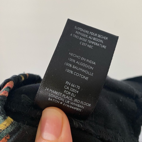 Ecote 100% Cotton Elastic Band Chevron Print Shorts - Picture 5 of 8